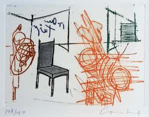 Constant - Ets " De Stoel (II)" verkocht voor € 275!