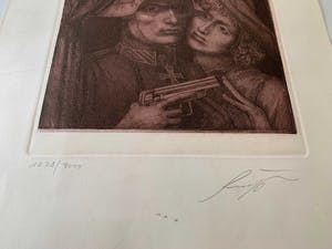 Ernst Fuchs - Der Soldat und sein Engel kopen? Bied vanaf 65!