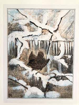 Theo van Hoytema - Winterkoninkje verkocht voor € 65!