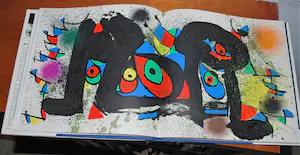 Joan Miro - 2 grote litho's in boekwerk uitgave Maeght & extra catalogus kopen? Bied vanaf 150!