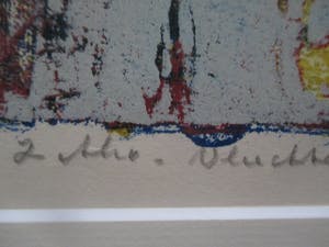 Wim Motz - Litho "Vluchtelingen" kopen? Bied vanaf 50!