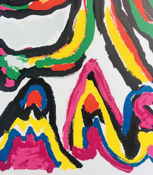 Karel Appel - Tantrika - kleurenlitho - gesigneerd. kopen? Bied vanaf 750!
