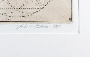 John E. Palmer - Ets, Pentagonal Flower/Stonehenge kopen? Bied vanaf 1!