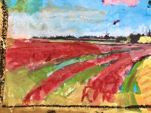 Peter Klashorst - Hollands Landschap kopen? Bied vanaf 1!