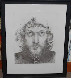 Bart van Belkom - zelfportret uit 1974 kopen? Bied vanaf 40!
