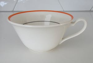 Firma Regout & Co - Vier art deco kop- en schotels kopen? Bied vanaf 32!