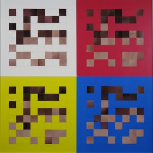 Roy Villevoye - Collage, Chessboard - Ingelijst kopen? Bied vanaf 50!