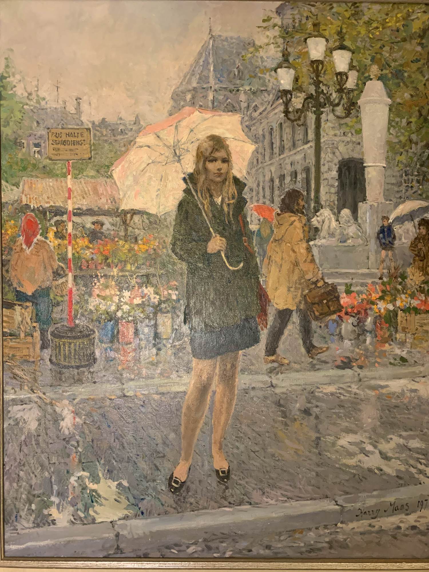 Harry Maas - Bloemenmeisje op het Vrijthof in Maastricht. kopen? Bied vanaf 2250!