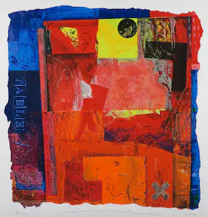 Jos Verwiel - Zeefdruk, Portokali - Ingelijst (Groot) kopen? Bied vanaf 1!