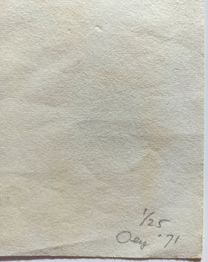 Tjeng Sit Oey - Abstracte compositie, linosnede op rijstpapier kopen? Bied vanaf 25!