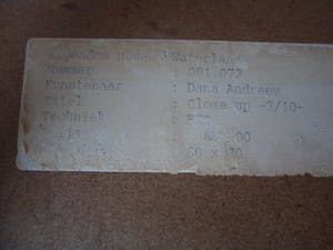 Dana Andreev - Kleurenets, Close Up - Ingelijst kopen? Bied vanaf 60!