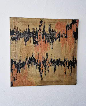 Jaap Kraanen - Rotterdam ARA groep - groot abstract olieverf "C8" - bijzonder! kopen? Bied vanaf 173!