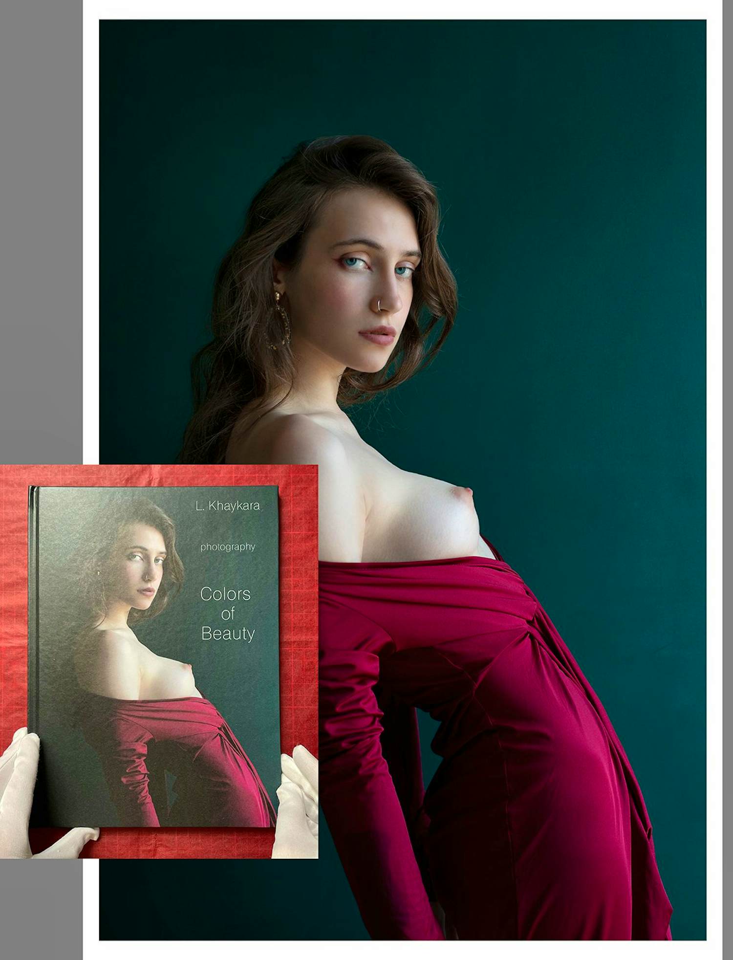Lidiia Khaikara - Magenta 30x45 + fotoboek Kleuren van Schoonheid kopen? Bied vanaf 230!