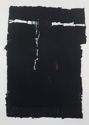 Guillaume Le Roy - Houtsnede, Zonder titel - Ingelijst kopen? Bied vanaf 60!