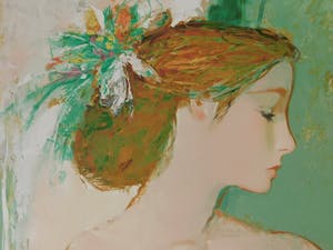 Sachiko Imai - Femme au Robe Verte kopen? Bied vanaf 35!