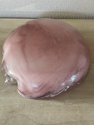 Niet of onleesbaar gesigneerd - Italiaanse design glaswerk, mand plus schaal kopen? Bied vanaf 1!