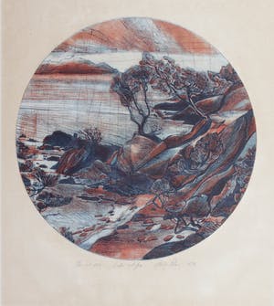 Stanley Palmer - zeefdruk (gemengde techniek) - ‘Millflower’ kopen? Bied vanaf 125!