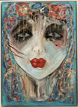 Marianne Bey - Woman in Blue kopen? Bied vanaf 100!