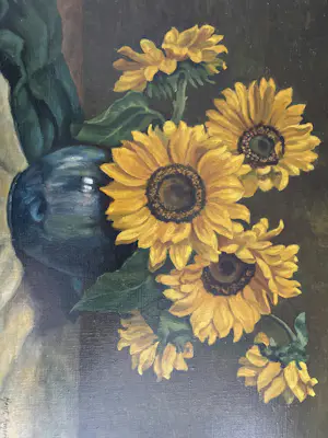 Henk Amerongen - Zonnebloemen in vaas kopen? Bied vanaf 50!