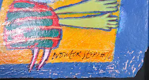 Wouter Stips - Zeefdruk, Zonder titel kopen? Bied vanaf 1!