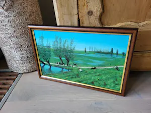 Jan Ouwersloot - acryl op paneel, gesigneerd rechtsonder kopen? Bied vanaf 20!