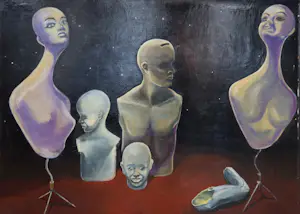 Alex Verduijn den Boer - Olieverf op doek, Stilleven - Ingelijst (Zeer Groot) kopen? Bied vanaf 1!