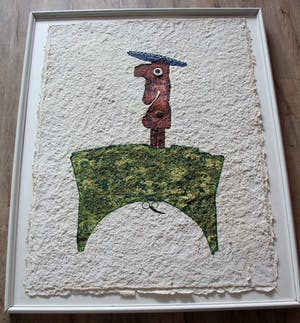 Juan Garcia Ripolles - reliefdruk: Le Coq couronné - kopen? Bied vanaf 150!