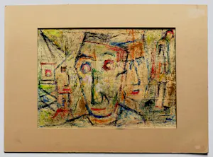Geni Peter - Abstract/figuratief Olieverf op papier 1958 kopen? Bied vanaf 100!