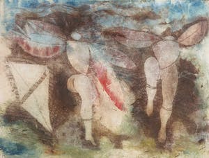 John Lie a Fo - Ets en aquatint, Vogeldans kopen? Bied vanaf 1!