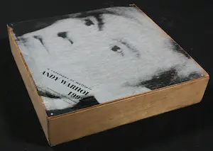 Nat Finkelstein - Andy Warhol - A catalogue as multiple (box) + een papieren About Andy tas kopen? Bied vanaf 1!
