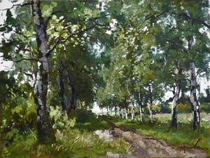 Jan van Vuuren - Pad met bomen kopen? Bied vanaf 550!