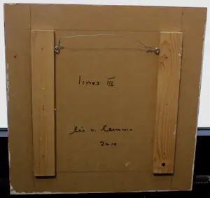 Lia van Leeuwen - Olieverf op paneel: Lines III - 2015 kopen? Bied vanaf 55!