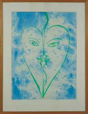 Peter Zondervan - Aquarel, Zonder titel - Ingelijst kopen? Bied vanaf 1!