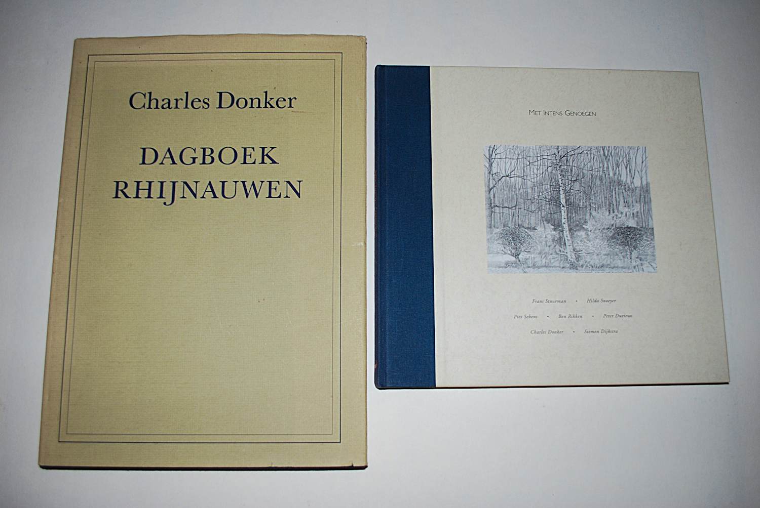 Charles Donker - 2 hardcovers. 'Rhijnauwen' is gesigneerd en genummerd 76/100 kopen? Bied vanaf 95!