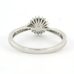 18k witgouden ring met single cut geslepen diamant tot. 0.23ct – F/G - VS/SI kopen? Bied vanaf 250!