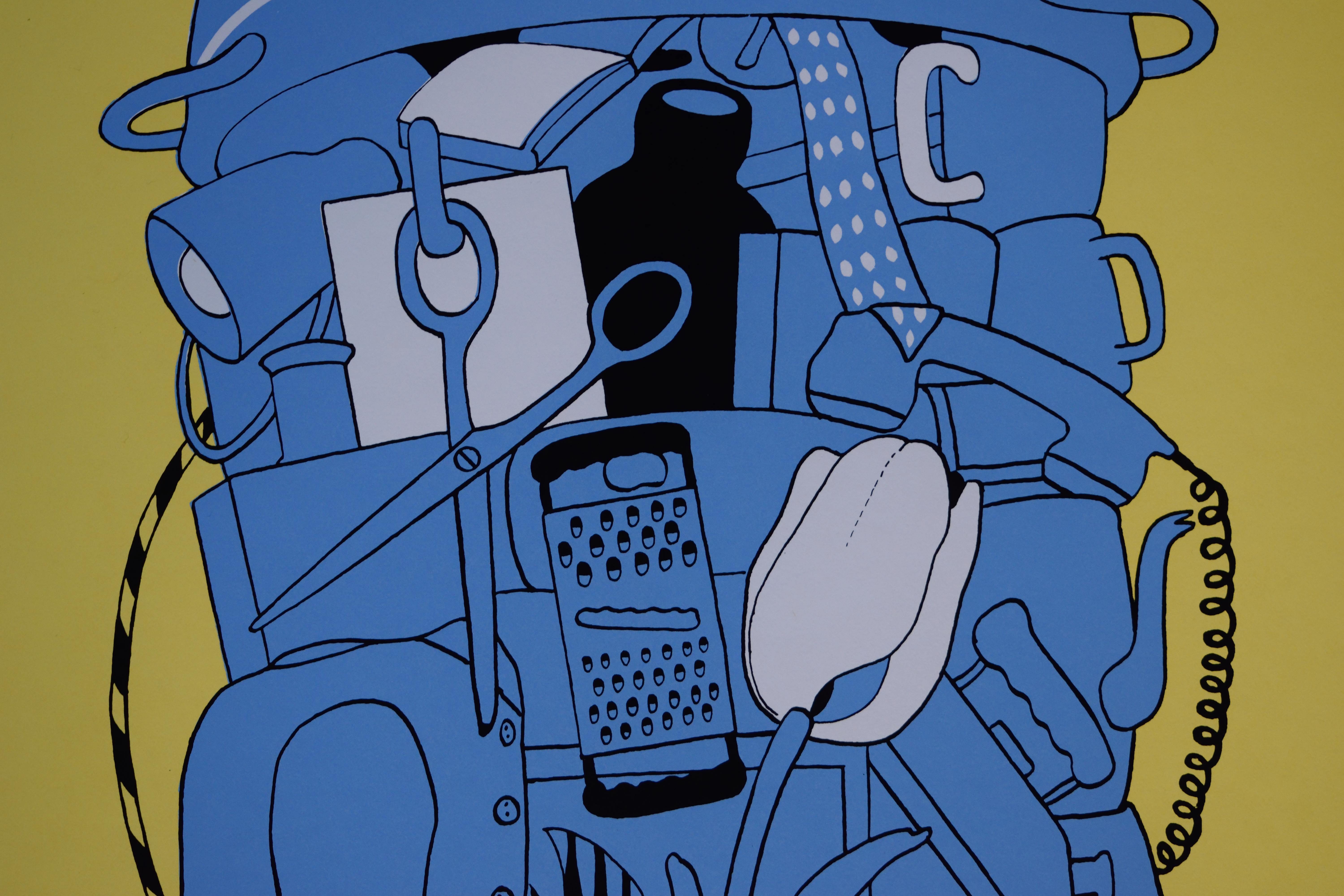 Ton Klop - Zeefdruk - Stilleven - 1970 kopen? Bied vanaf 50!