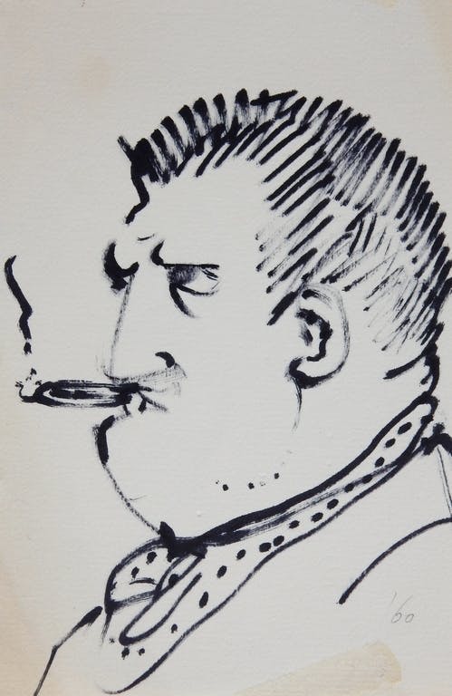 Harm Kamerlingh Onnes - Vier karikaturen in inkt kopen? Bied vanaf 50!