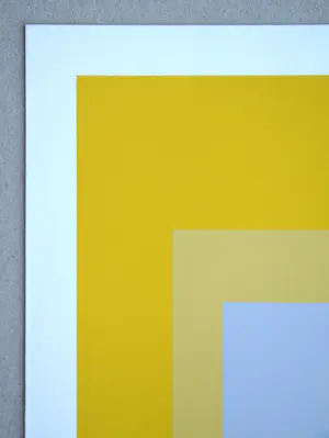 Josef Albers - Homage to the Square - Selected - Zeefdruk in 3 kleuren - 1971 kopen? Bied vanaf 100!