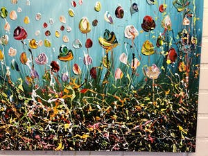 Gena - Flowers Blue kopen? Bied vanaf 250!