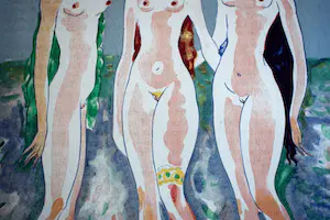Kees van Dongen - Houtgravure - Les Femmes Colombes kopen? Bied vanaf 60!
