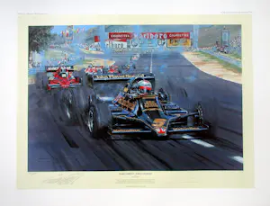 Nicolas Watts - Lotus 79 #5 Mario Andretti (Signed) - Winner French Grand Prix 1978 kopen? Bied vanaf 149!