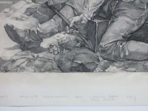 Johannes Josephus Aarts - Arbeider - Kopergravure kopen? Bied vanaf 80!