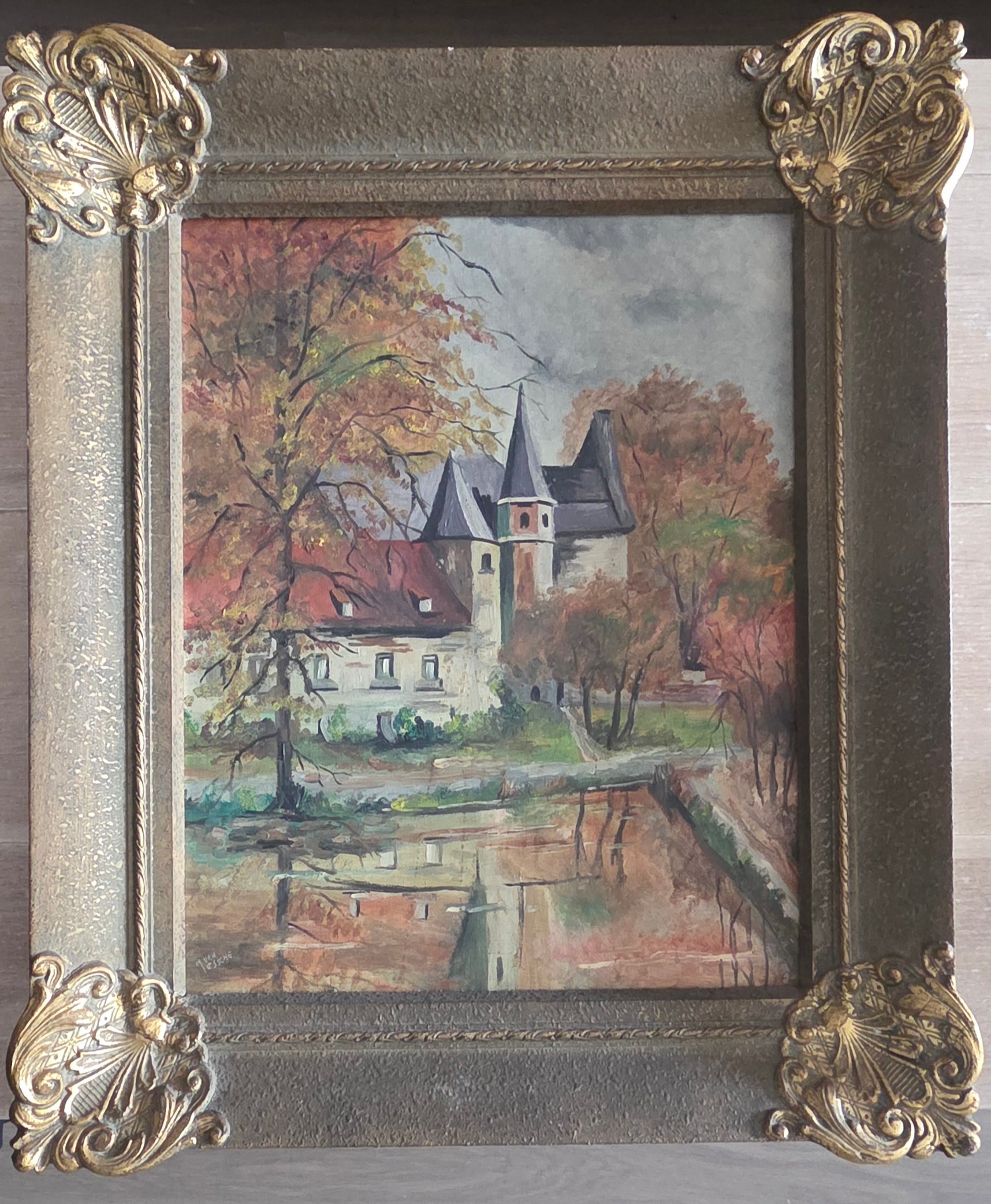 Buy Maurice Van Essche - Paysage d'Automne & Château? Bid from 250!