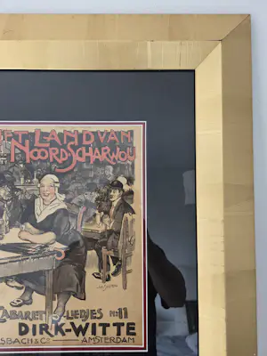 Jan Sluijters - Litho. Het Land van Noord Schcharwoude. kopen? Bied vanaf 20!