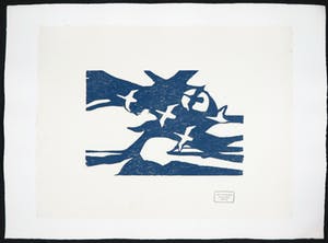 Paul Overhaus - Houtsnede, Lot van drie voorstellingen kopen? Bied vanaf 20!