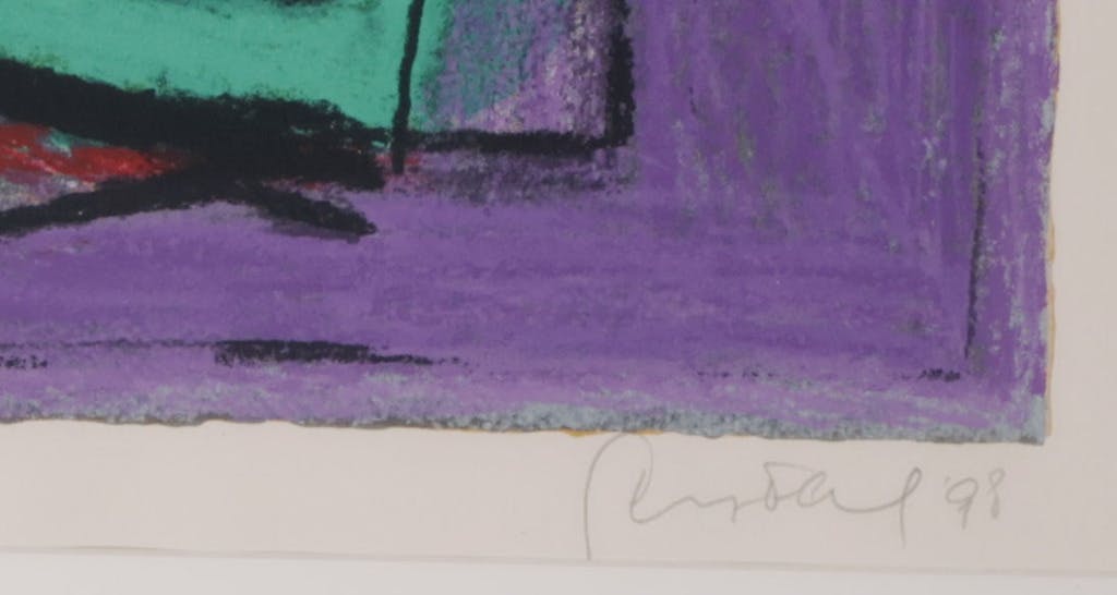 Geert Vrijdag - Geert Vrijdag: Zeefdruk, Eufraat - Ingelijst (Groot) kopen? Bied vanaf 50!