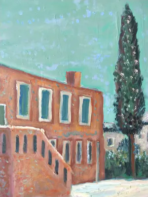 Denny Jacobs - Winters stadsgezicht te Arnhem kopen? Bied vanaf 120!