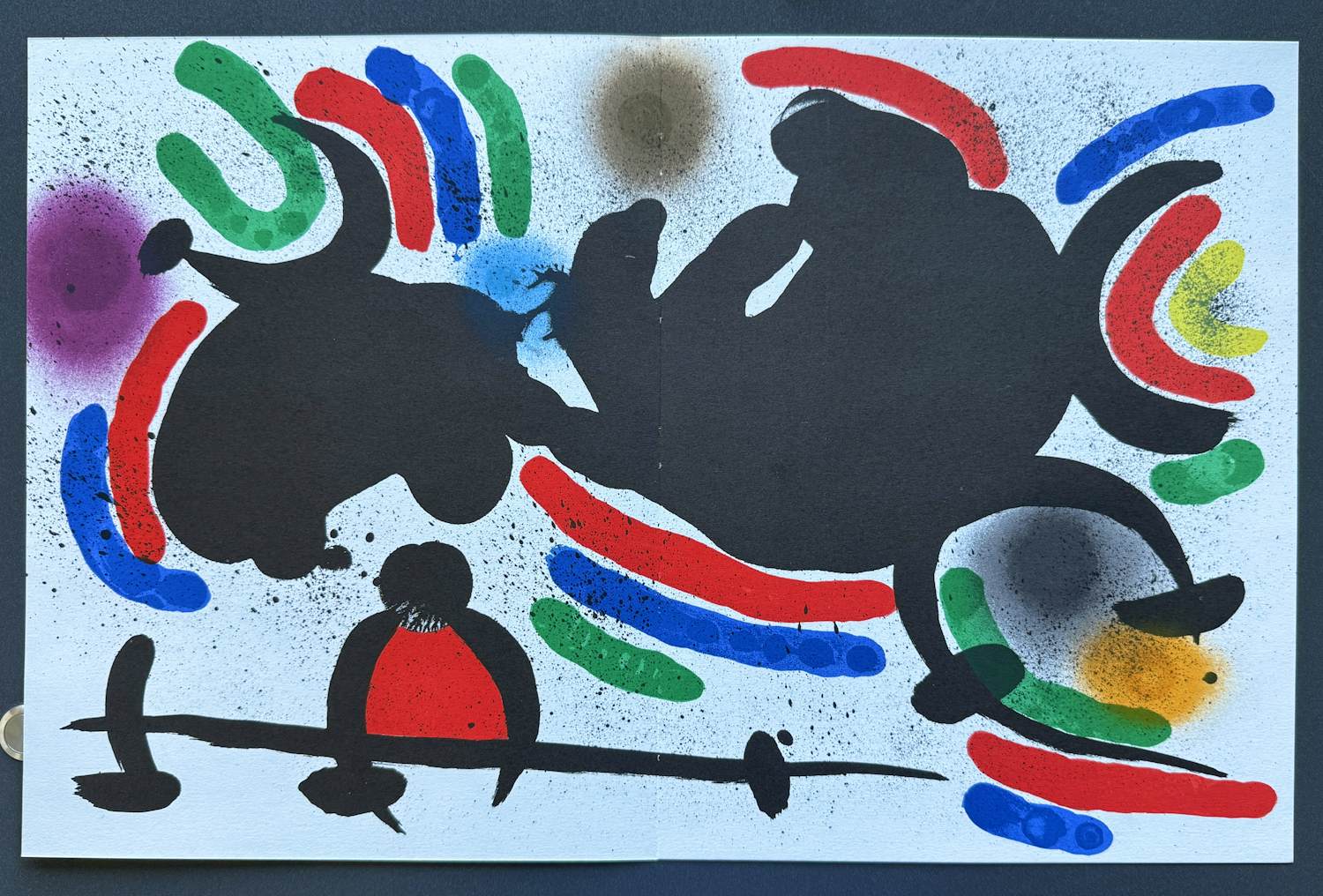 Joan Miro - "Litografía original IV" 1970. Werkverzeichnis Cramer 160; Mourlot 860 kaufen? Bieten Sie von 95!