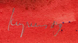 Theo Kuijpers - Ingelijste aquarel op papier: zonder titel -1989 kopen? Bied vanaf 650!