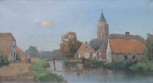 Jan Simon Knikker (sr.) - A9150 - Boerendorp met kerktoren kopen? Bied vanaf 300!